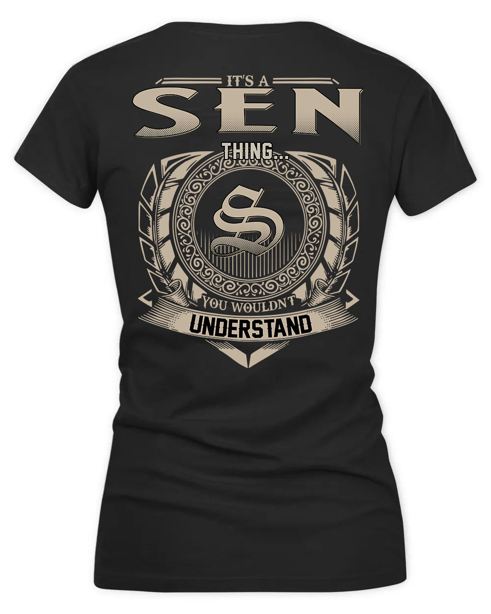 SEN HH88-K2–Personalized Name Quote Apparel “It’s a/an NAME Thing You Wouldn’t Understand”