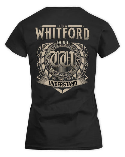 WHITLEY HH88-K2–Personalized Name Quote Apparel “It’s a/an NAME Thing You Wouldn’t Understand”