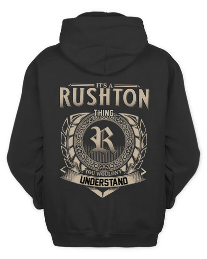 RUSHTON HH88-K2–Personalized Name Quote Apparel “It’s a/an NAME Thing You Wouldn’t Understand”