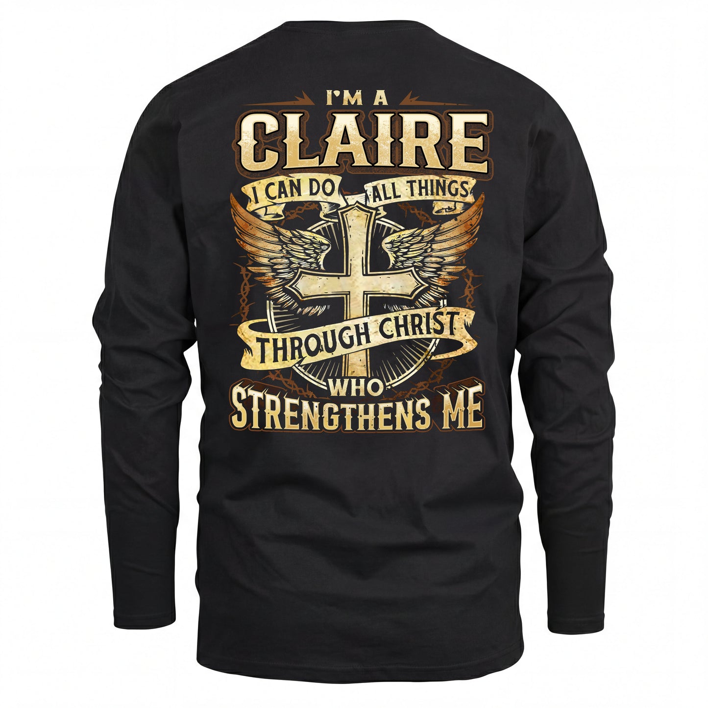 CLAIRE HH88-K2–Personalized Name Quote T-Shirt