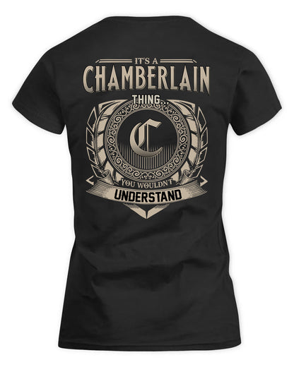 CHAMBERLAIN HH88-K2–Personalized Name Quote Apparel “It’s a/an NAME Thing You Wouldn’t Understand”