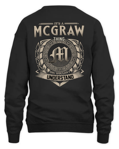 MCGRAW HH88-K2–Personalized Name Quote Apparel “It’s a/an NAME Thing You Wouldn’t Understand”