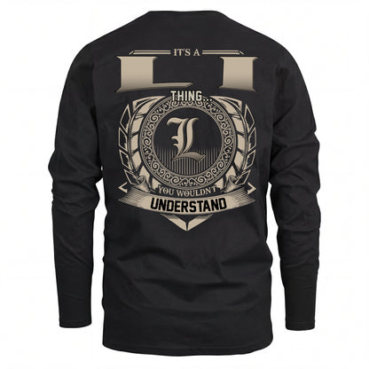 LI HH88-K2–Personalized Name Quote Apparel “It’s an NAME Thing You Wouldn’t Understand”