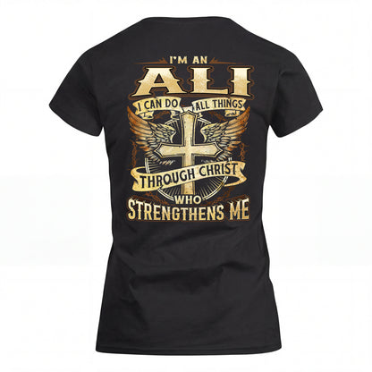 ALI HH88-K2–Personalized Name Quote T-Shirt