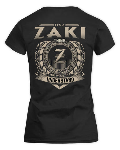 ZAMAN HH88-K2–Personalized Name Quote Apparel “It’s a/an NAME Thing You Wouldn’t Understand”