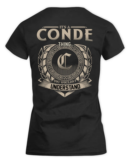 CONDE HH88-K2–Personalized Name Quote Apparel “It’s a/an NAME Thing You Wouldn’t Understand”