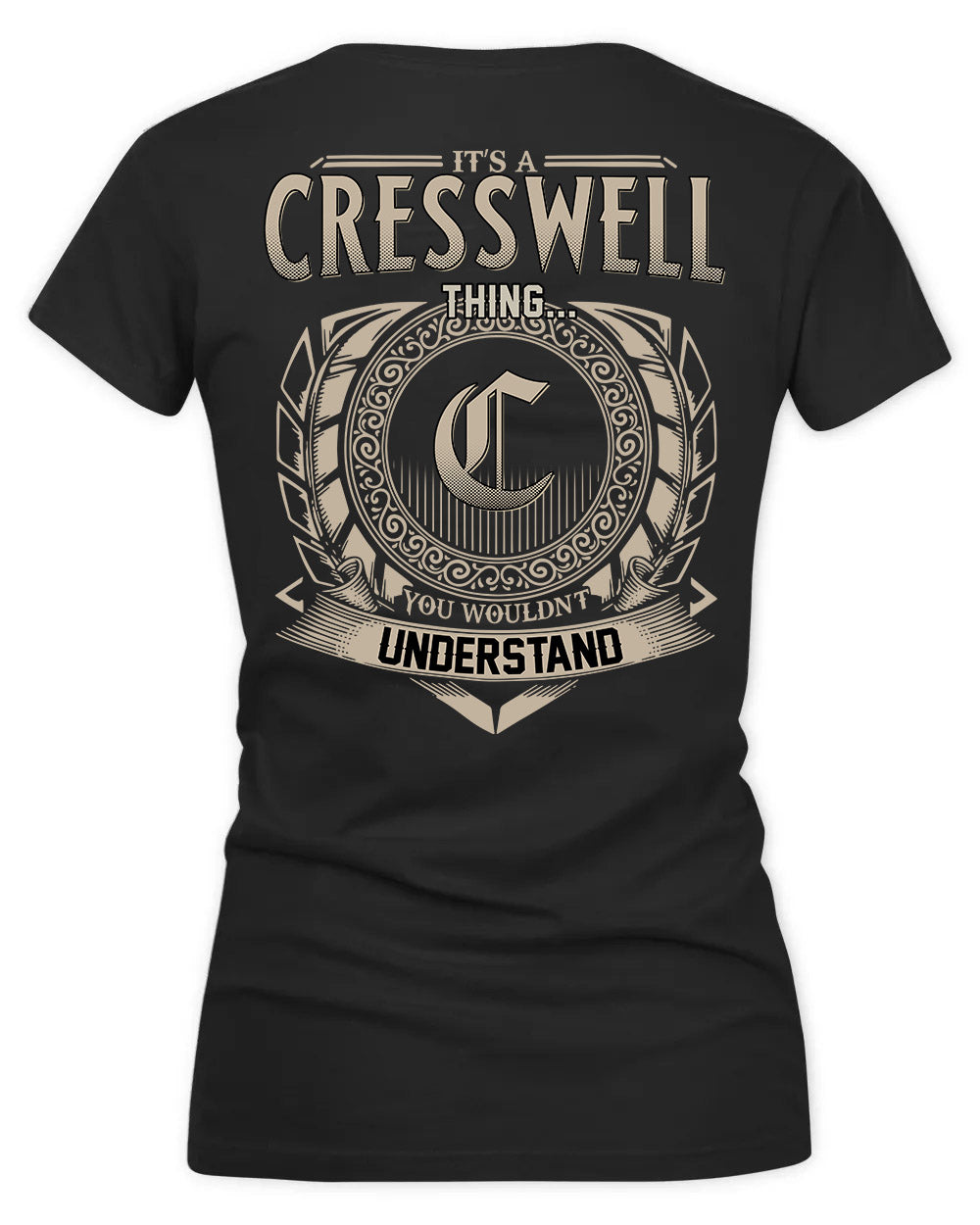 CREW HH88-K2–Personalized Name Quote Apparel “It’s a/an NAME Thing You Wouldn’t Understand”
