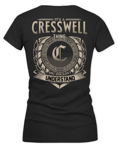 CREW HH88-K2–Personalized Name Quote Apparel “It’s a/an NAME Thing You Wouldn’t Understand”