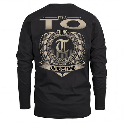 TO HH88-K2–Personalized Name Quote Apparel “It’s an NAME Thing You Wouldn’t Understand”