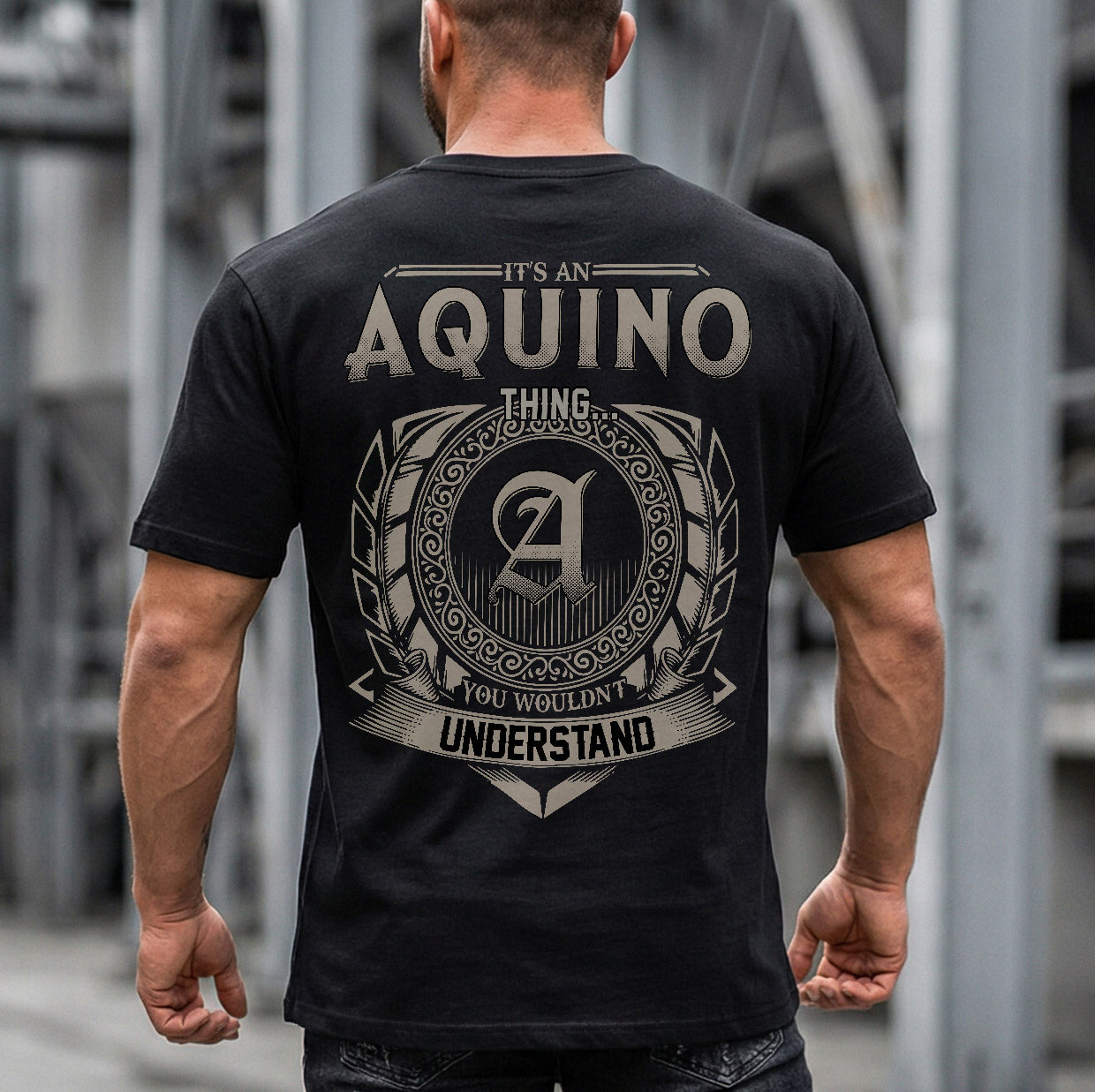 AQUINO HH88-K2–Personalized Name Quote Apparel “It’s a/an NAME Thing You Wouldn’t Understand”