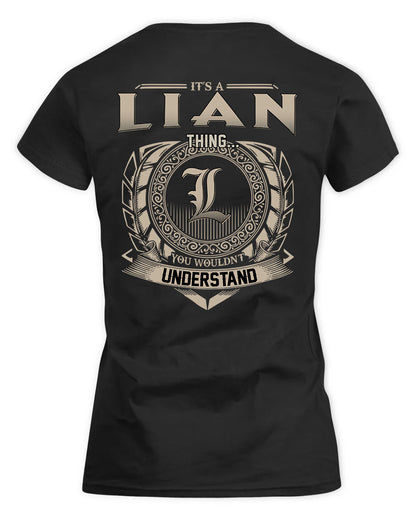 LIAN HH88-K2–Personalized Name Quote Apparel “It’s a/an NAME Thing You Wouldn’t Understand”