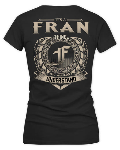 FRANCE HH88-K2–Personalized Name Quote Apparel “It’s a/an NAME Thing You Wouldn’t Understand”