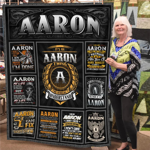 Custom Name Personalized Blanket | Custom Name Cozy Throw Gift
