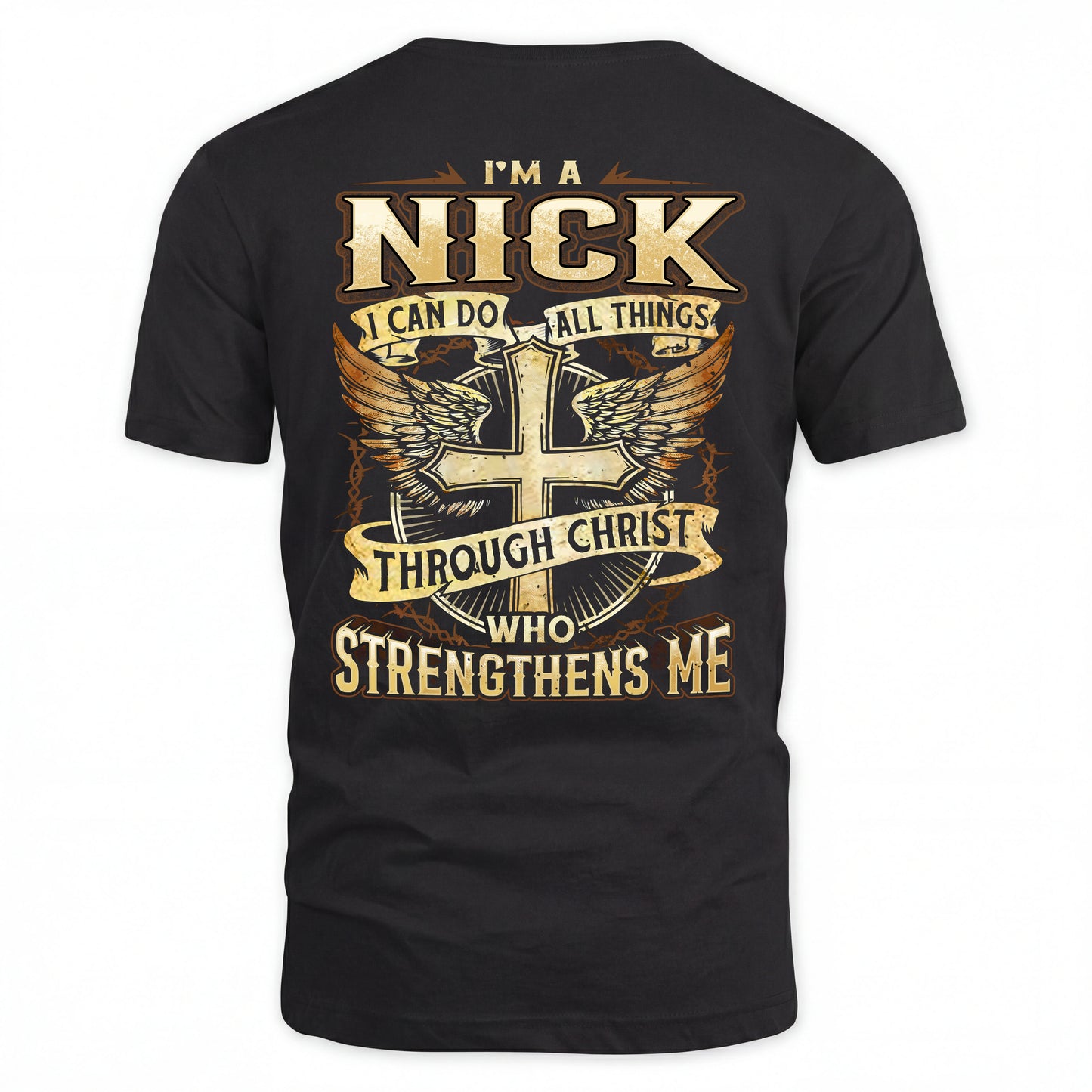 NICK HH88-K2–Personalized Name Quote T-Shirt