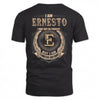 ERNESTO 2K-101–Personalized Name Quote Apparel “I Am NAME May Not Be Perfect But I Am Limited Edition”