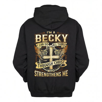 BECKY HH88-K2–Personalized Name Quote T-Shirt