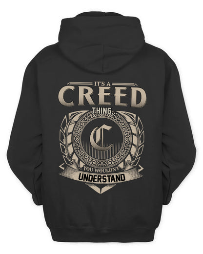 CREED HH88-K2–Personalized Name Quote Apparel “It’s a/an NAME Thing You Wouldn’t Understand”
