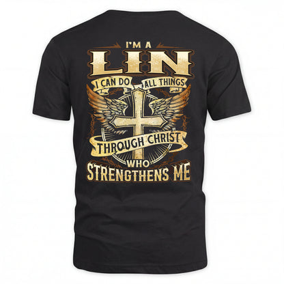 LIN HH88-K2–Personalized Name Quote T-Shirt
