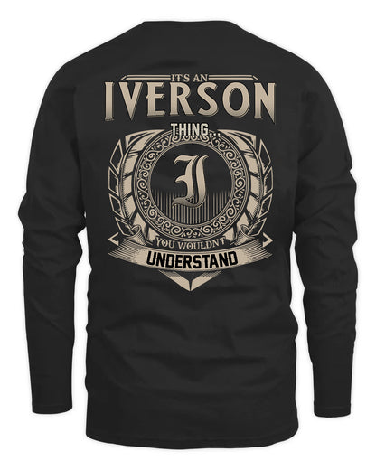 IVERSON HH88-K2–Personalized Name Quote Apparel “It’s a/an NAME Thing You Wouldn’t Understand”