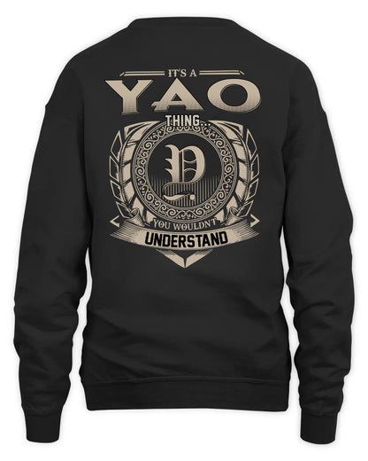 YAO HH88-K2–Personalized Name Quote Apparel “It’s a/an NAME Thing You Wouldn’t Understand”