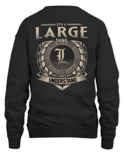 LARGE HH88-K2–Personalized Name Quote Apparel “It’s a/an NAME Thing You Wouldn’t Understand”