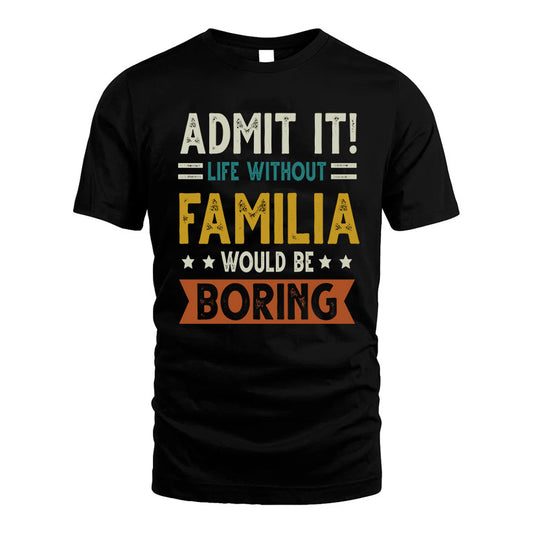 BURKHOLDER HH88-K2–Personalized Funny Quote Apparel “Life Without NAME Would Be Boring”