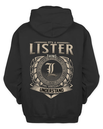 LISTER HH88-K2–Personalized Name Quote Apparel “It’s a/an NAME Thing You Wouldn’t Understand”