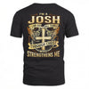 JOSH HH88-K2–Personalized Name Quote T-Shirt