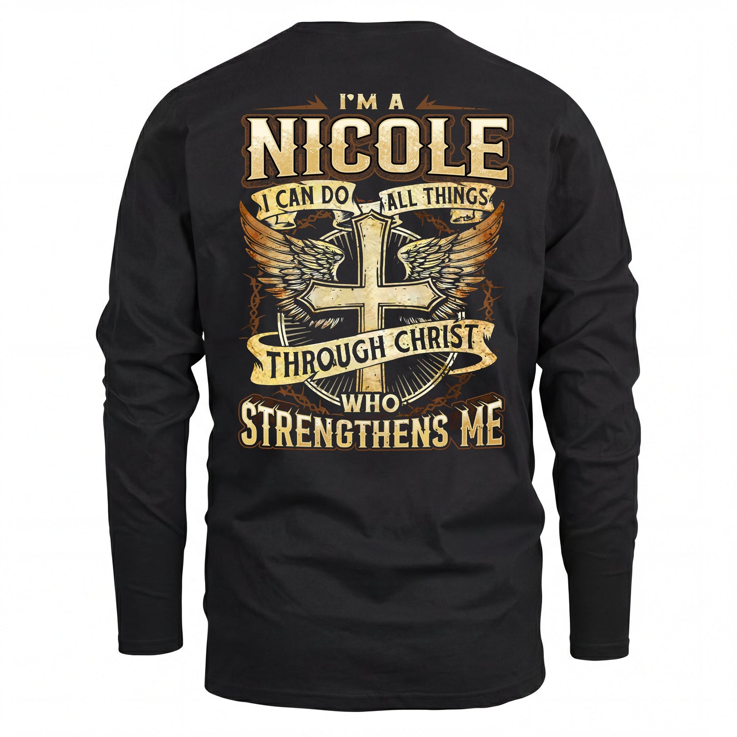NICOLE HH88-K2–Personalized Name Quote T-Shirt