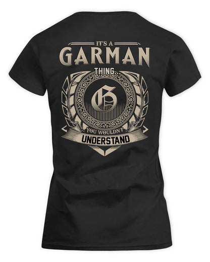 GARMAN HH88-K2–Personalized Name Quote Apparel “It’s a/an NAME Thing You Wouldn’t Understand”