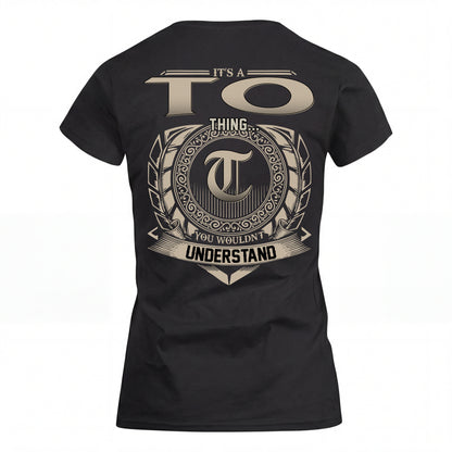 TO HH88-K2–Personalized Name Quote Apparel “It’s an NAME Thing You Wouldn’t Understand”