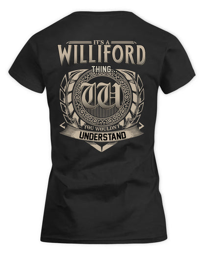 WILLOUGHBY HH88-K2–Personalized Name Quote Apparel “It’s a/an NAME Thing You Wouldn’t Understand”