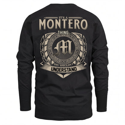 MONTERO HH88-K2–Personalized Name Quote Apparel “It’s an NAME Thing You Wouldn’t Understand”