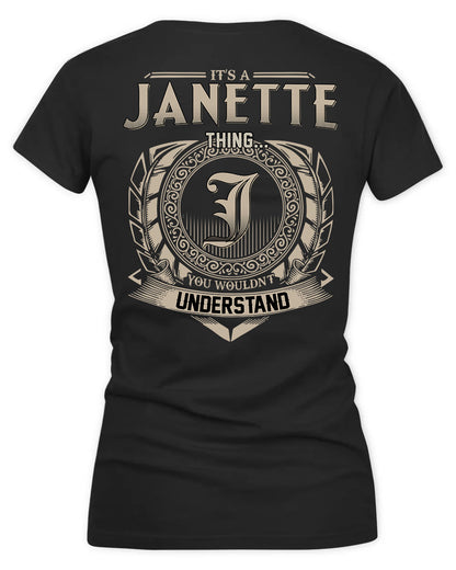 JANG HH88-K2–Personalized Name Quote Apparel “It’s a/an NAME Thing You Wouldn’t Understand”