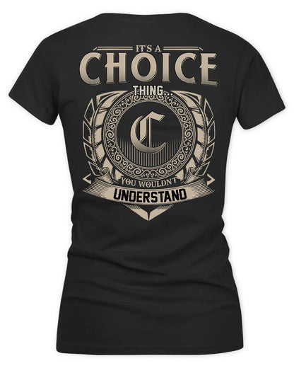 CHON HH88-K2–Personalized Name Quote Apparel “It’s a/an NAME Thing You Wouldn’t Understand”