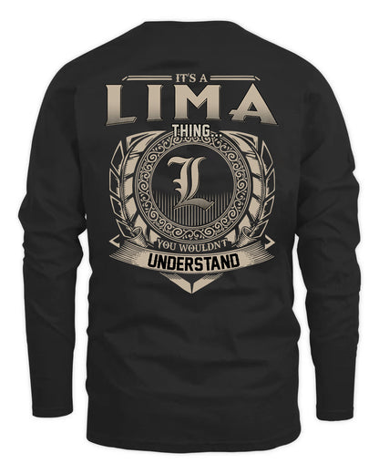 LIMA HH88-K2–Personalized Name Quote Apparel “It’s a/an NAME Thing You Wouldn’t Understand”