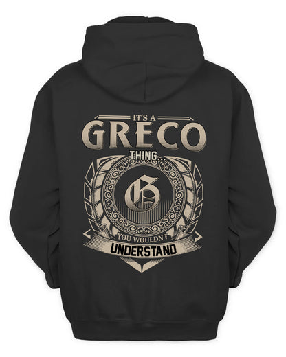 GRECO HH88-K2–Personalized Name Quote Apparel “It’s a/an NAME Thing You Wouldn’t Understand”