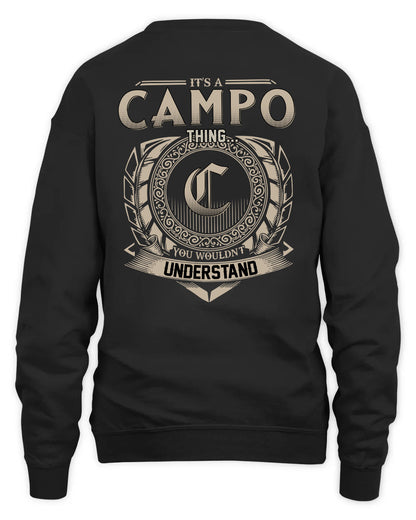 CAMPO HH88-K2–Personalized Name Quote Apparel “It’s a/an NAME Thing You Wouldn’t Understand”
