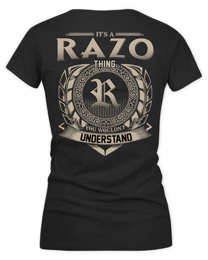 RAZO HH88-K2–Personalized Name Quote Apparel “It’s a/an NAME Thing You Wouldn’t Understand”
