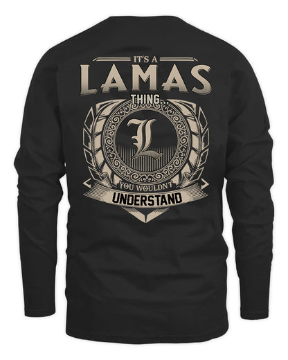 LAMAS HH88-K2–Personalized Name Quote Apparel “It’s a/an NAME Thing You Wouldn’t Understand”