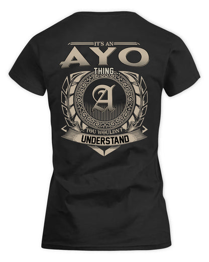 AYO HH88-K2–Personalized Name Quote Apparel “It’s a/an NAME Thing You Wouldn’t Understand”