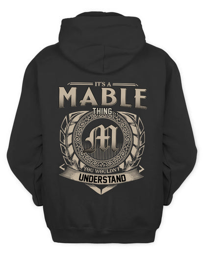 MABLE HH88-K2–Personalized Name Quote Apparel “It’s a/an NAME Thing You Wouldn’t Understand”