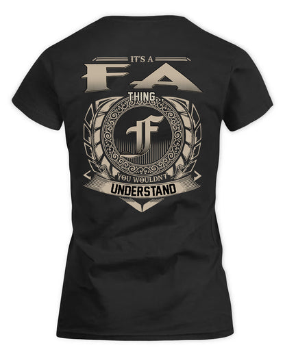FA HH88-K2–Personalized Name Quote Apparel “It’s a/an NAME Thing You Wouldn’t Understand”