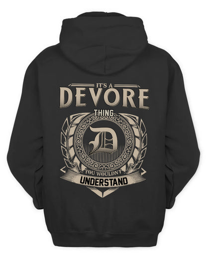 DEVORE HH88-K2–Personalized Name Quote Apparel “It’s a/an NAME Thing You Wouldn’t Understand”