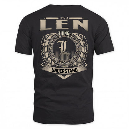 LEN HH88-K2–Personalized Name Quote Apparel “It’s a/an NAME Thing You Wouldn’t Understand”