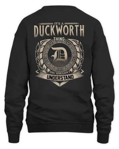 DUCKWORTH HH88-K2–Personalized Name Quote Apparel “It’s a/an NAME Thing You Wouldn’t Understand”