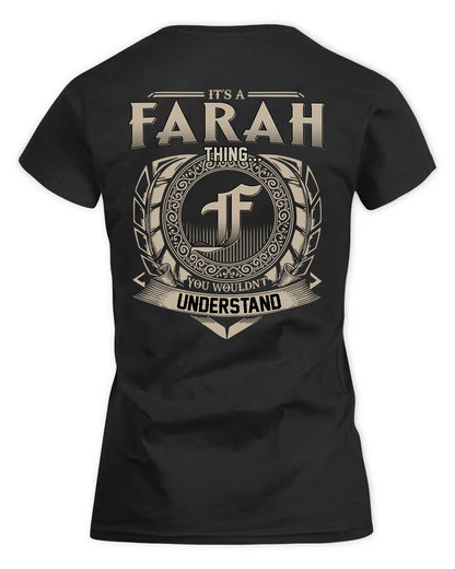 FARAH HH88-K2–Personalized Name Quote Apparel “It’s a/an NAME Thing You Wouldn’t Understand”