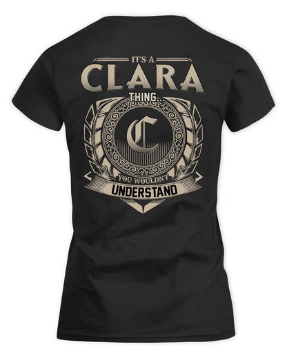 CLARA HH88-K2–Personalized Name Quote Apparel “It’s a/an NAME Thing You Wouldn’t Understand”