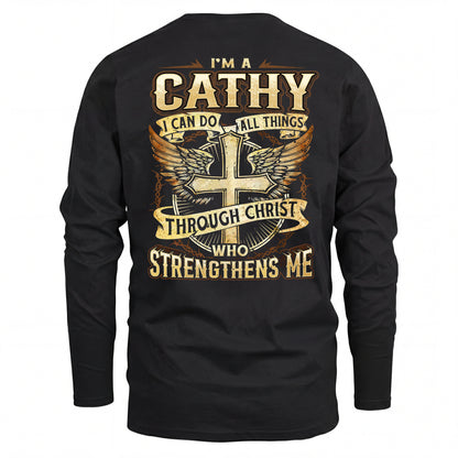 CATHY HH88-K2–Personalized Name Quote T-Shirt