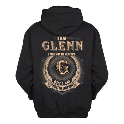 GLENN 2K-101–Personalized Name Quote Apparel “I Am NAME May Not Be Perfect But I Am Limited Edition”